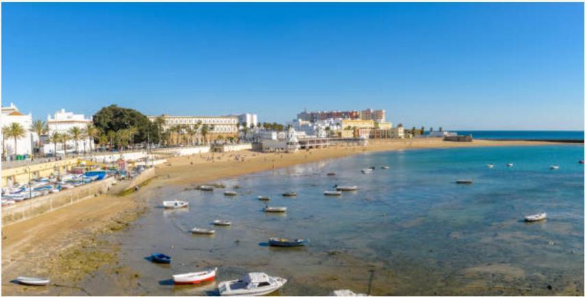 Paseo Maritimo De Cadiz Apartment Bagian luar foto